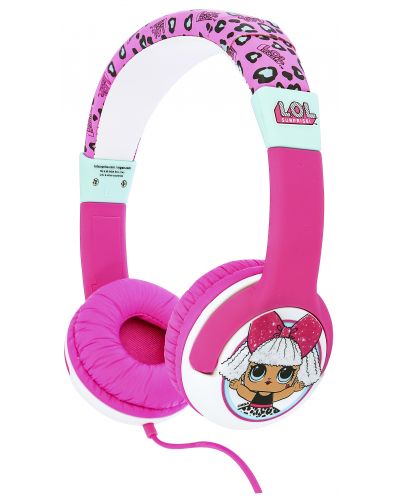 Детски слушалки OTL Technologies - L.O.L. My Diva, розови - 2