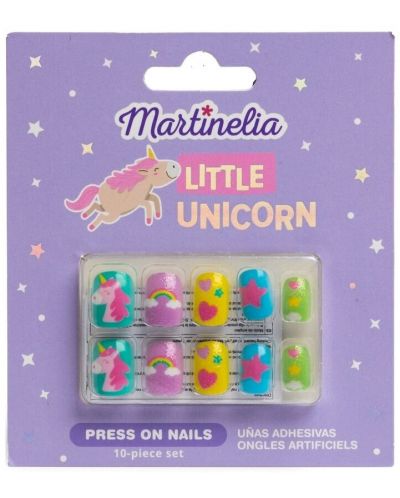 Детски изкуствени нокти Martinelia - Little Unicorn - 1