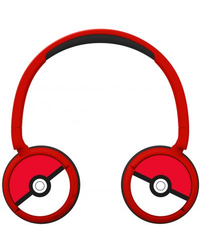 Детски слушалки OTL Technologies - Pokemon Pokeball, червени - 2