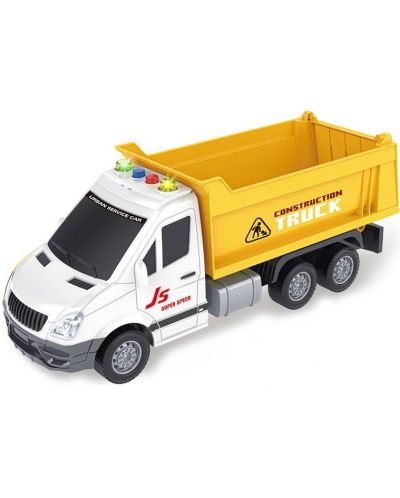 Детска играчка Raya Toys Truck Car - Самосвал, 1:16, със звук и светлина - 1