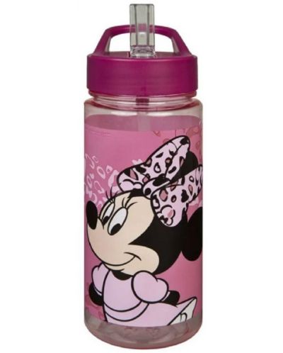 Детска бутилка за вода Undercover Scooli - Aero, Minnie Mouse, 500 ml - 1
