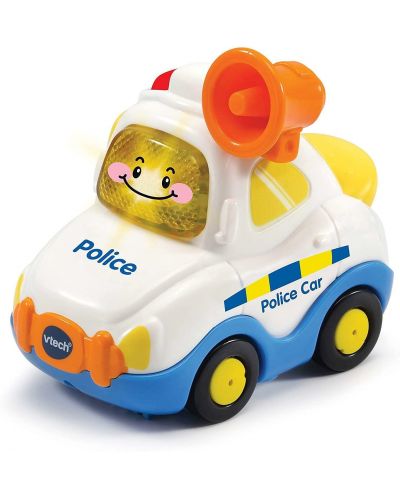Детска играчка Vtech - Мини количка, полицейска кола с високоговорител - 3