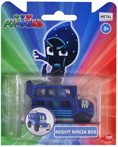 Детска играчка Dickie Toys PJ Masks - Нощен нинджа бус, 7 cm - 2