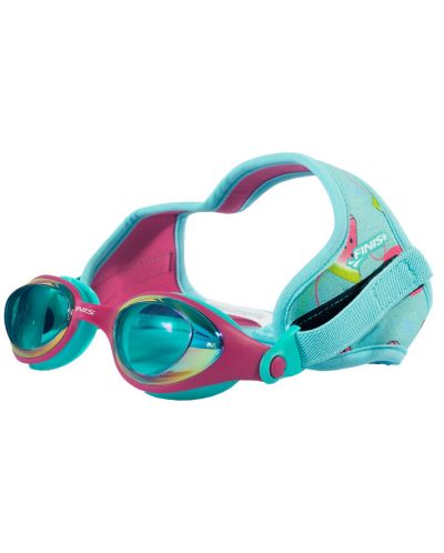 Детски очила за плуване Finis - DragonFly, сини/розови - 1