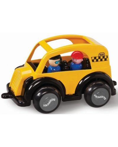 Детска играчка VikingToys - Ню Йоркско такси, с 2 човечета, 25 cm - 1