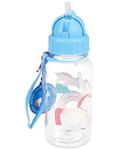 Детска бутилка за вода Rex London - Вълшебният еднорог, 500 ml - 2
