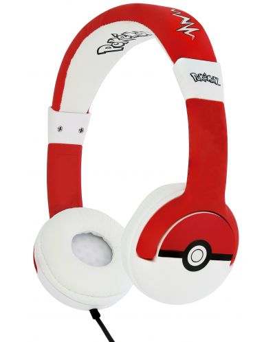 Детски слушалки OTL Technologies - Pokemon Pokeball, червени - 2