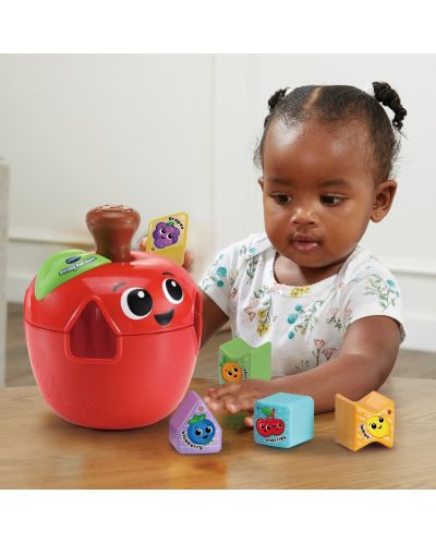 Детска играчка за сортиране Vtech - Ябълка, с формички - 3