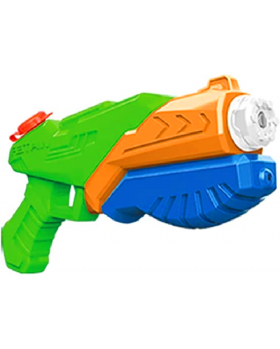 Детска играчка Raya Toys - Воден пистолет, зелено-оранжев - 1