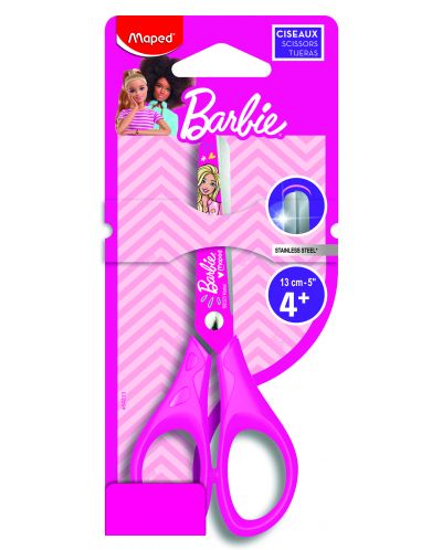 Детска ножица Maped Barbie - 13 cm - 1