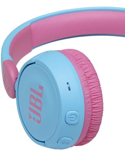 Детски слушалки с микрофон JBL - JR310 BT, безжични, сини - 3
