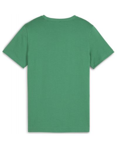 Детска тениска Puma - Essentials+ Two-Tone Logo , зелена - 2
