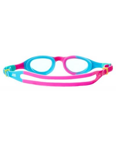 Детски очила за плуване Zoggs - Super Seal Junior, 6-14 години, розови/сини - 3