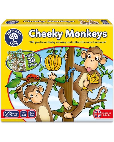 Детска образователна игра Orchard Toys - Нахални маймунки - 1