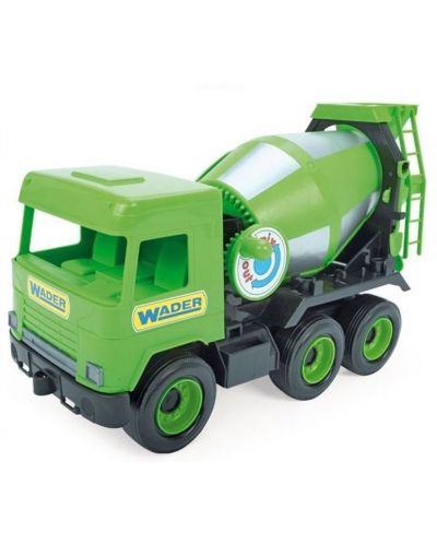 Детска играчка Wader - Бетоновоз, зелен - 2