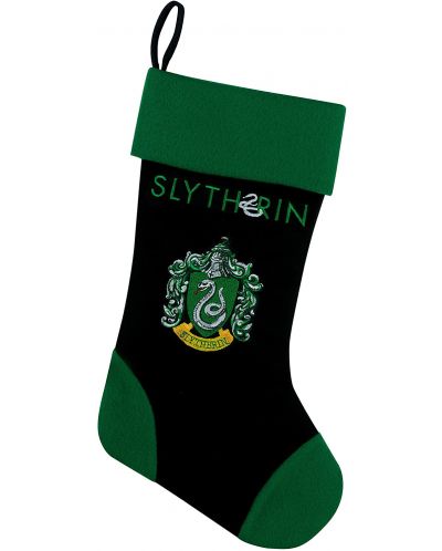 Декоративен чорап Cine Replicas Movies: Harry Potter - Slytherin, 45 cm - 1