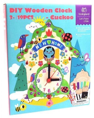 Детска игра Tooky Land - Направи сам стенен часовник - 1