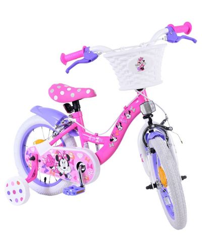Детски велосипед с помощни колела E&L cycles - Дисни, Мини Маус, 14'' - 3