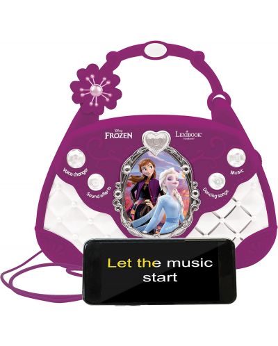 Детска играчка Lexibook - Електронна караоке чанта Frozen, с микрофон - 3