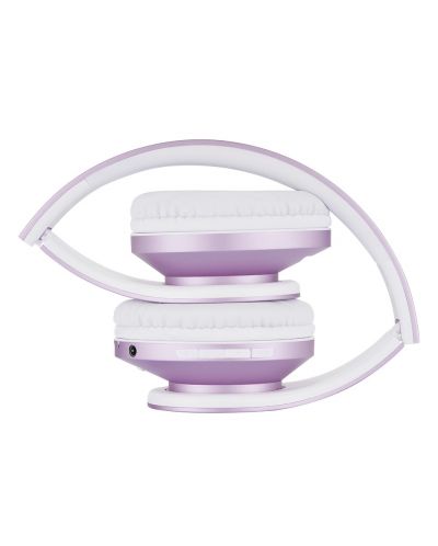 Детски слушалки PowerLocus - P2, безжични, бели/лилави - 2