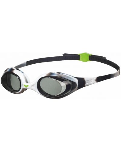 Детски очила за плуване Arena - Spider Junior, черни/бели - 1