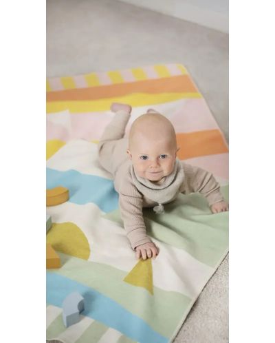 Детско одеяло David Fussenegger - Juwel, Залез, 70 x 90 cm, зелено - 3