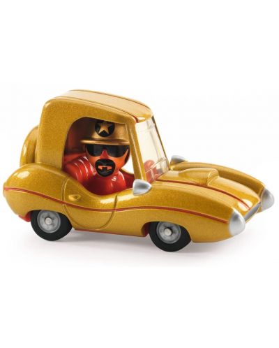 Детска играчка Djeco Crazy Motors - Количка златна звезда - 2