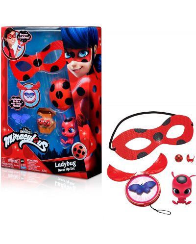 Детски комплект Playmates Miraculous - Ladybug, маска с принадлежности - 2