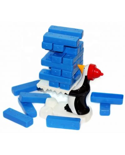 Детска игра за баланс Kingso - Дженга паник пингвини - 2