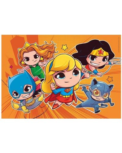 Детски пъзел Clementoni от 2 x 60 части - DC Comics: Super Friends - 3