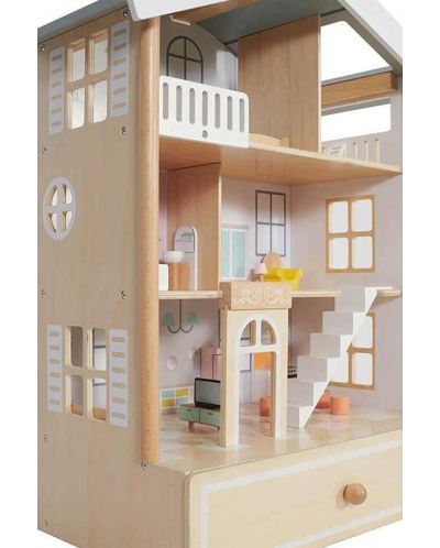 Детска дървена къща за кукли Classic World - 2