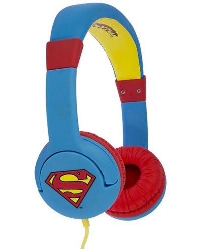 Детски слушалки OTL Technologies - Superman, сини - 1