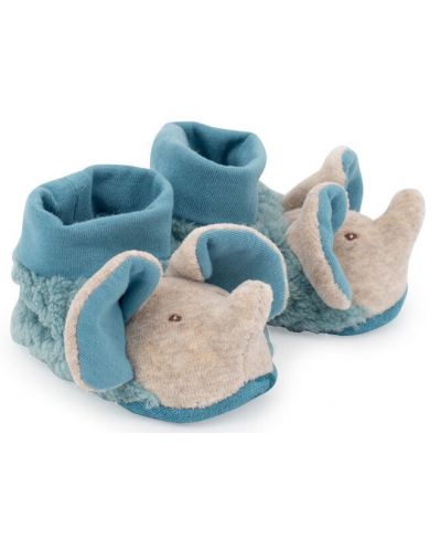 Детски пантофки Moulin Roty Sous mon baobab - Слонче