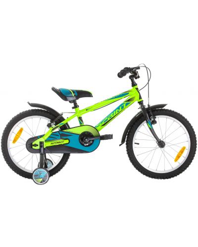 Детски велосипед SPRINT - Casper, 18", 210 mm, зелен - 1
