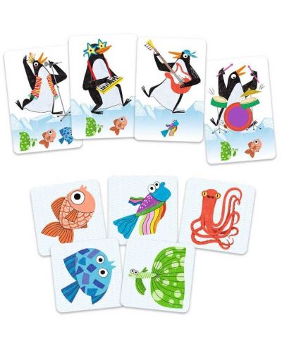 Детска игра с карти Djeco - Рок банда - 2