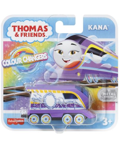 Детска играчка Fisher Price Thomas & Friends - Влакче с променящ се цвят, лилаво - 1