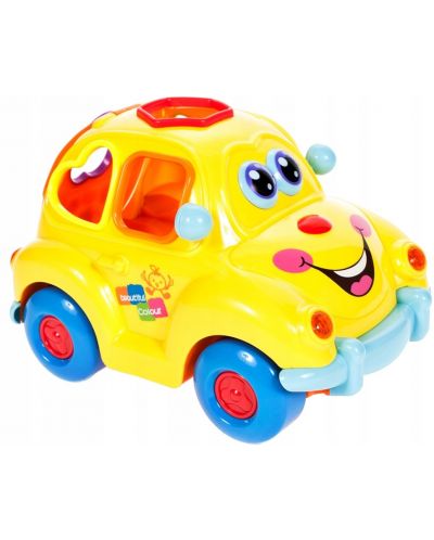 Детска играчка MalPlay - Сортер aвтомобил, със звукови ефекти - 1