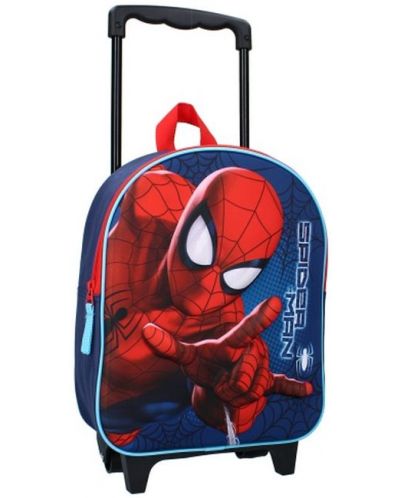 Детска 3D раница с колелца Vadobag Spider-Man - Friends Around Town - 1