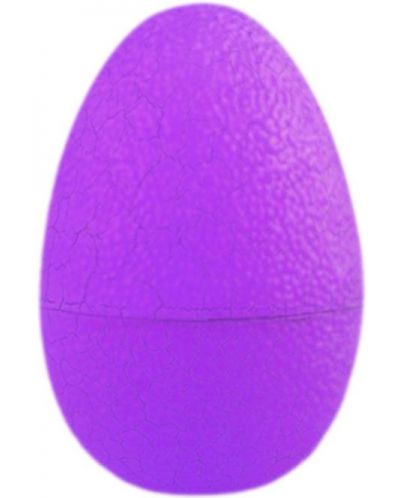 Детска играчка Raya Toys - Динозавър за сглобяване, лилаво яйце - 1