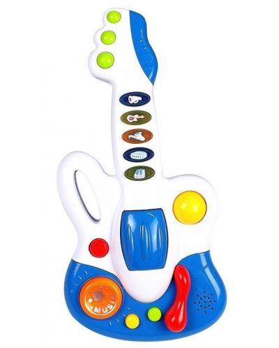 Детска играчка Raya Toys - Китара, синя - 1