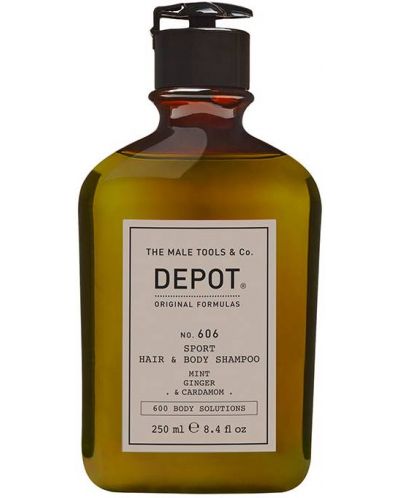 Depot Спортен шампоан за коса и тяло No. 606, 250 ml - 1