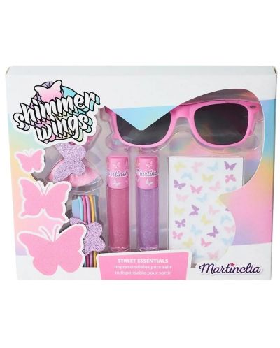 Детски комплект за красота Martinelia - Shimmer Wings, с очила - 1