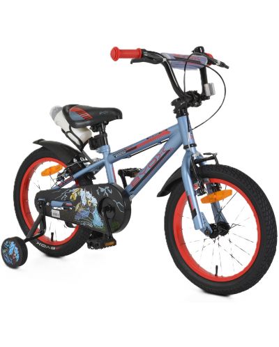 Детски велосипед Byox - Monster сив,  16′′ - 1