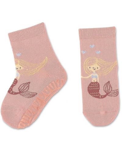 Чорапи със силиконова подметка Sterntaler - С русалка, 23/24 размер, 2-3 години, 2 чифта - 3