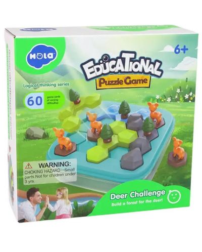Детска смарт игра Hola Toys Educational - Еленчета в гората - 1