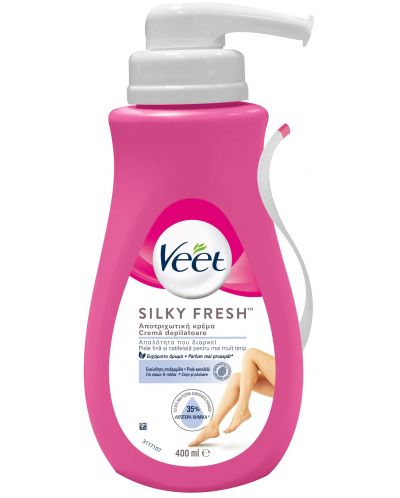 Veet Депилиращ крем за чувствителна кожа Silky Fresh, 400 ml - 1