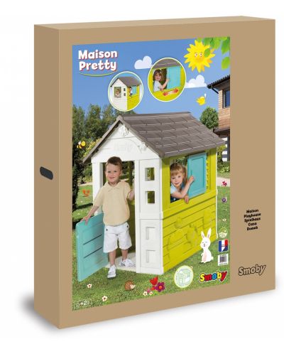 Детска градинска къщичка за игра Smoby - Maison Pretty - 5