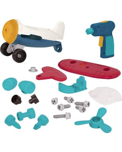 Детска играчка Battat Wonder Wheels -  Сглобяем самолет - 2
