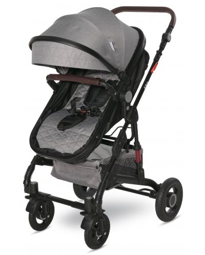 Детска количка Lorelli - Alba Premium, Opaline Grey - 7