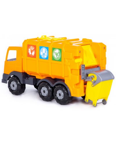 Детска игграчка Polesie Toys - Камион за боклук с кофа - 3